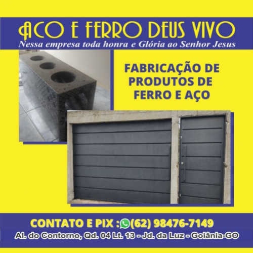 AÇO E FERRO DEUS VIVO Goiânia GO